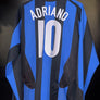 INTER MILAN ADRIANO 2005-2006 ORIGINAL JERSEY Size L