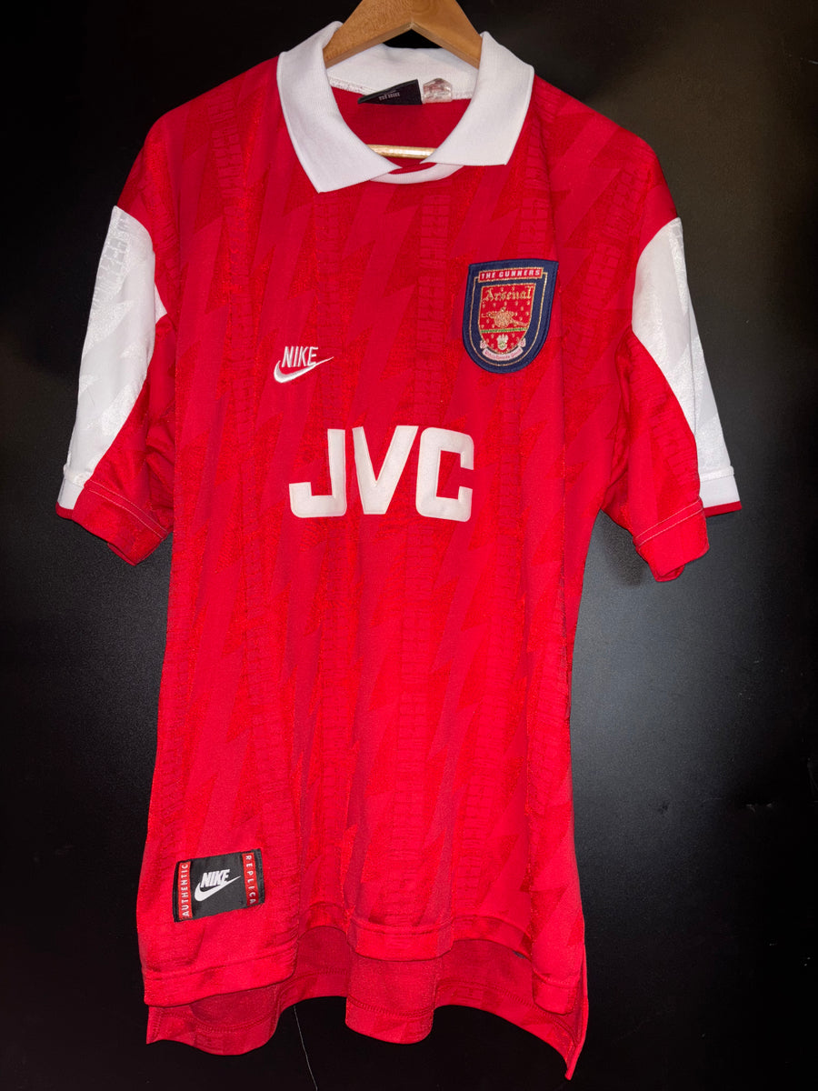 ARSENAL BERGKAMP 1995-1996 ORIGINAL JERSEY Size XL