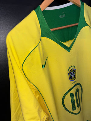 BRAZIL RONALDINHO 2004-2005 ORIGINAL JERSEY SIZE XL