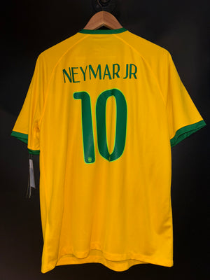 BRAZIL NEYMAR JR 2014-2015 ORIGINAL JERSEY SIZE L