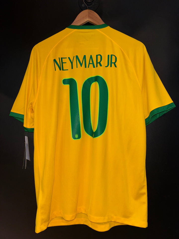 BRAZIL NEYMAR JR 2014-2015 ORIGINAL JERSEY SIZE L