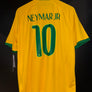 BRAZIL NEYMAR JR 2014-2015 ORIGINAL JERSEY SIZE L