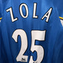 CHELSEA ZOLA 1998-1999 ORIGINAL JERSEY SIZE L