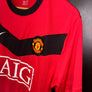 MANCHESTER UNITED VIDIC 2009-2010 ORIGINAL JERSEY Size L