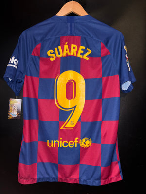 BARCELONA SUAREZ 2019-2020 ORIGINAL JERSEY Size M
