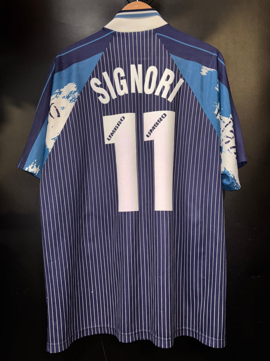 LAZIO SIGNORI 1996-1997 ORIGINAL JERSEY Size XL