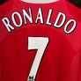 MANCHESTER UNITED RONALDO 2004-2005 ORIGINAL JERSEY Size L