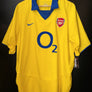 ARSENAL BERGKAMP 2003-2004 ORIGINAL JERSEY Size XL
