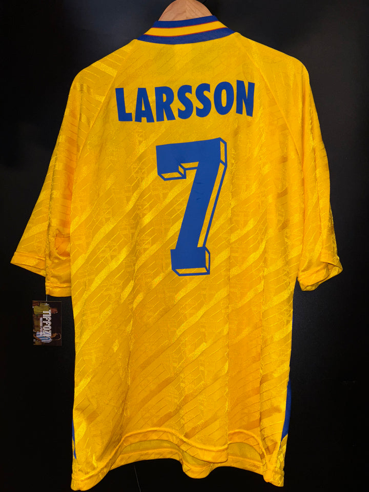 SWEDEN LARSSON 1994-1995 ORIGINAL JERSEY SIZE XL