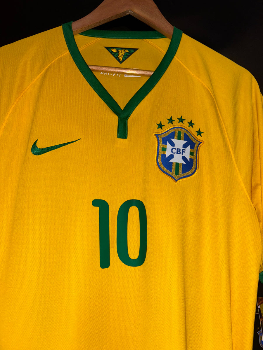BRAZIL NEYMAR JR 2014-2015 ORIGINAL JERSEY SIZE L