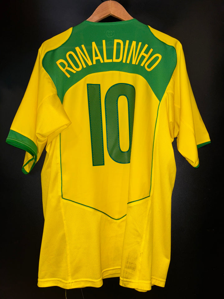 BRAZIL RONALDINHO 2004-2005 ORIGINAL JERSEY SIZE XL