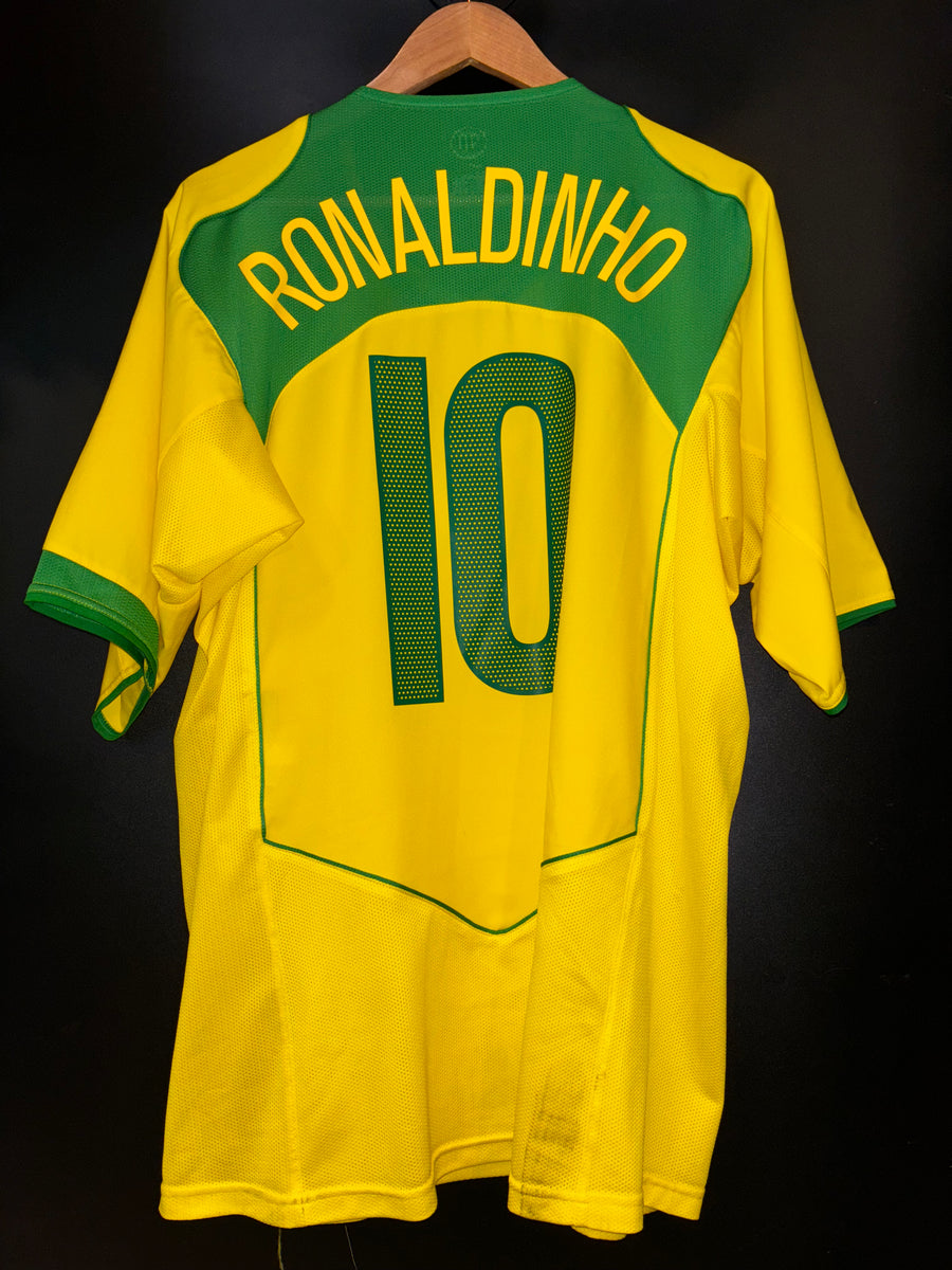 BRAZIL RONALDINHO 2004-2005 ORIGINAL JERSEY SIZE XL