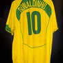 BRAZIL RONALDINHO 2004-2005 ORIGINAL JERSEY SIZE XL