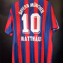 BAYERN MUNICH MATTHAUS 1995-1996 ORIGINAL JERSEY Size XL