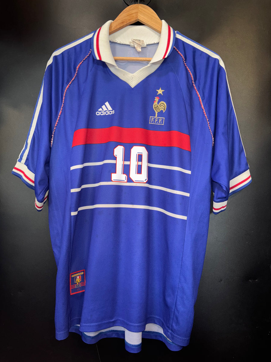 FRANCE ZIDANE 1998-1999 ORIGINAL JERSEY SIZE XL