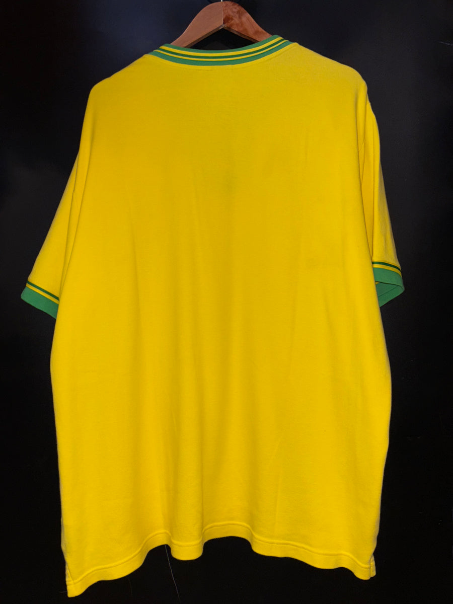 BRAZIL RETRO JERSEY ORIGINAL JERSEY SIZE 2XL