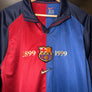 BARCELONA RIVALDO 1999-2000 ORIGINAL JERSEY Size L
