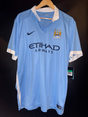 MANCHESTER CITY TOURE 2015-2016 ORIGINAL JERSEY Size XL