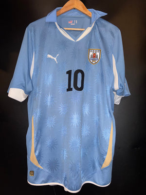URUGUAY FORLAN 2010-2011 ORIGINAL JERSEY Size XL