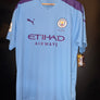 MANCHESTER CITY DE BRUYNE 2019-2020 ORIGINAL JERSEY Size XL