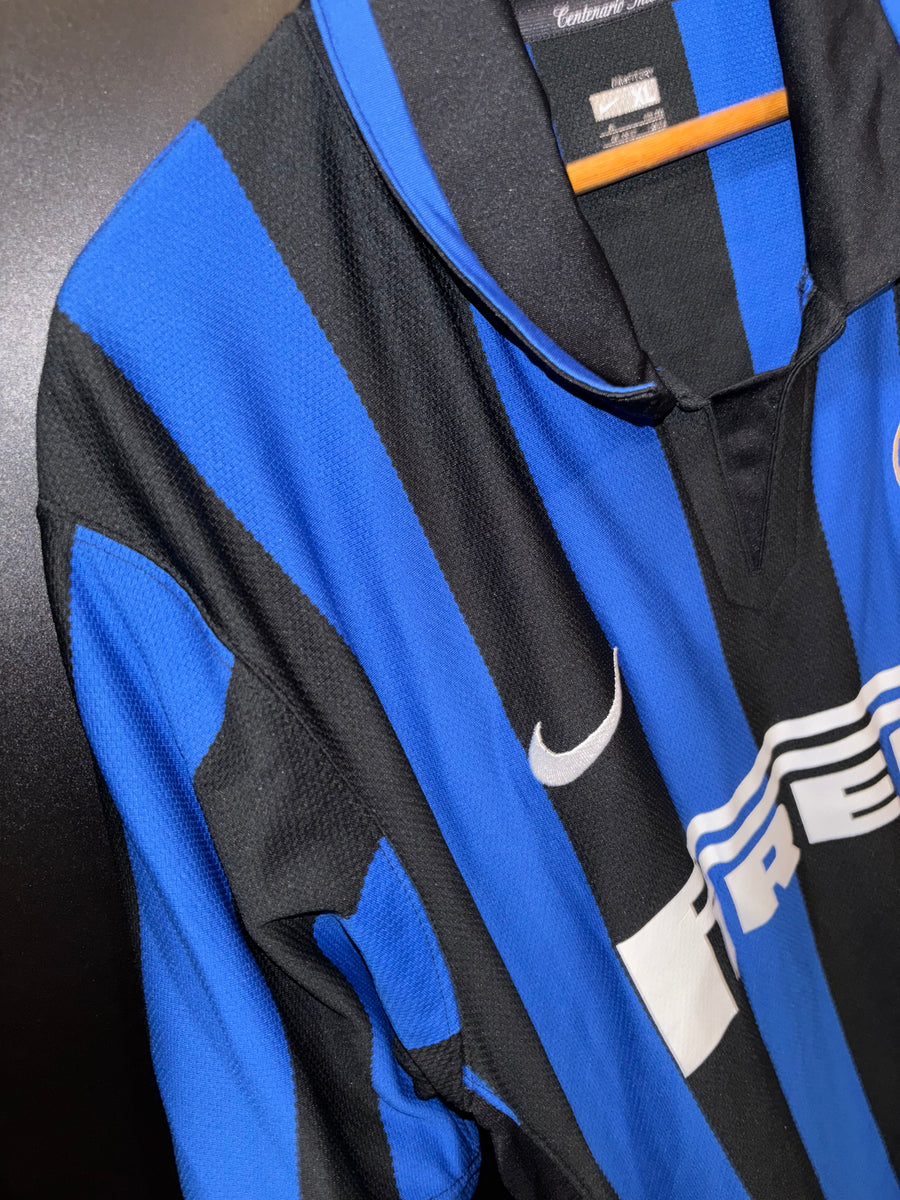 INTER MILAN ADRIANO 2007-2008 ORIGINAL JERSEY Size XL