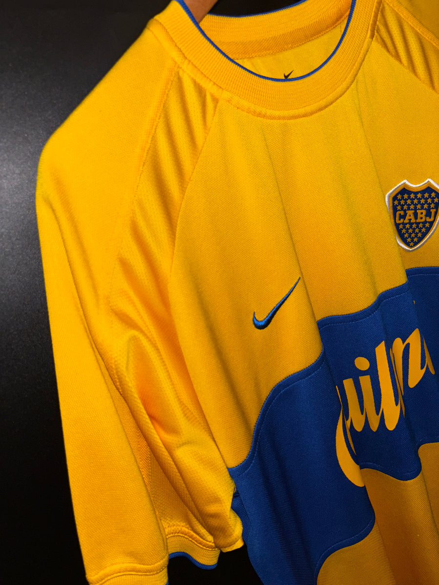BOCA JUNIORS RIQUELME 2000-2001 ORIGINAL JERSEY Size L