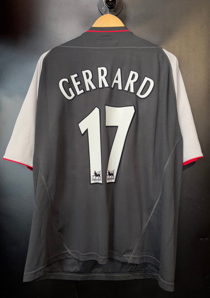LIVERPOOL GERRARD 2002-2003 ORIGINAL AWAY JERSEY Size XL