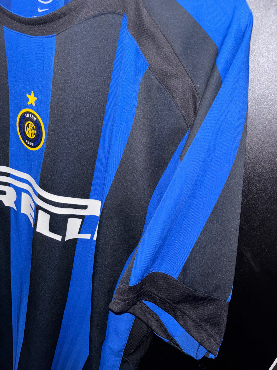 INTER MILAN ADRIANO 2005-2006 ORIGINAL JERSEY Size 2XL
