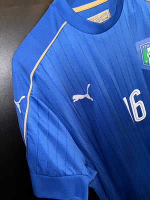 ITALY DE ROSSI 2016-2017 ORIGINAL JERSEY Size 2XL