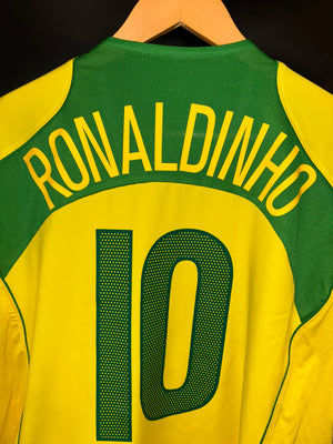 BRAZIL RONALDINHO 2004-2005 ORIGINAL JERSEY SIZE XL