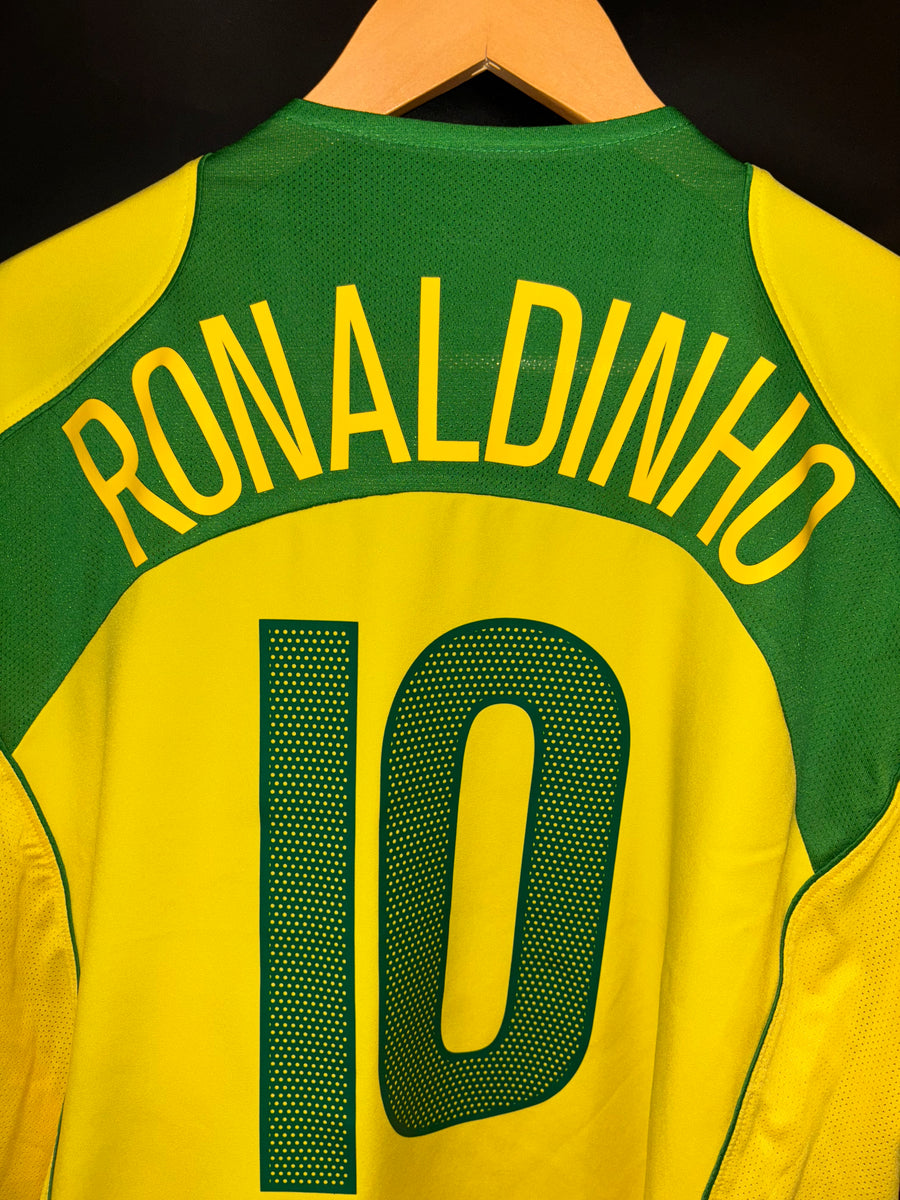 BRAZIL RONALDINHO 2004-2005 ORIGINAL JERSEY SIZE XL