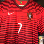PORTUGAL RONALDO 2014-2015 ORIGINAL JERSEY Size M