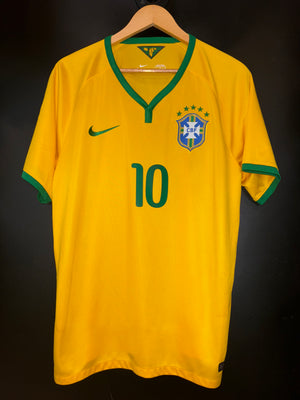 BRAZIL NEYMAR JR 2014-2015 ORIGINAL JERSEY SIZE L