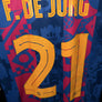 BARCELONA DE JONG 2021-2022 ORIGINAL JERSEY Size S