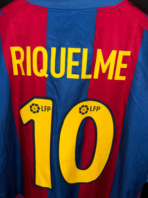 BARCELONA RIQUELME 2002-2003 ORIGINAL JERSEY Size XL
