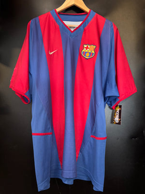 BARCELONA INIESTA 2002-2003 ORIGINAL JERSEY Size 2XL
