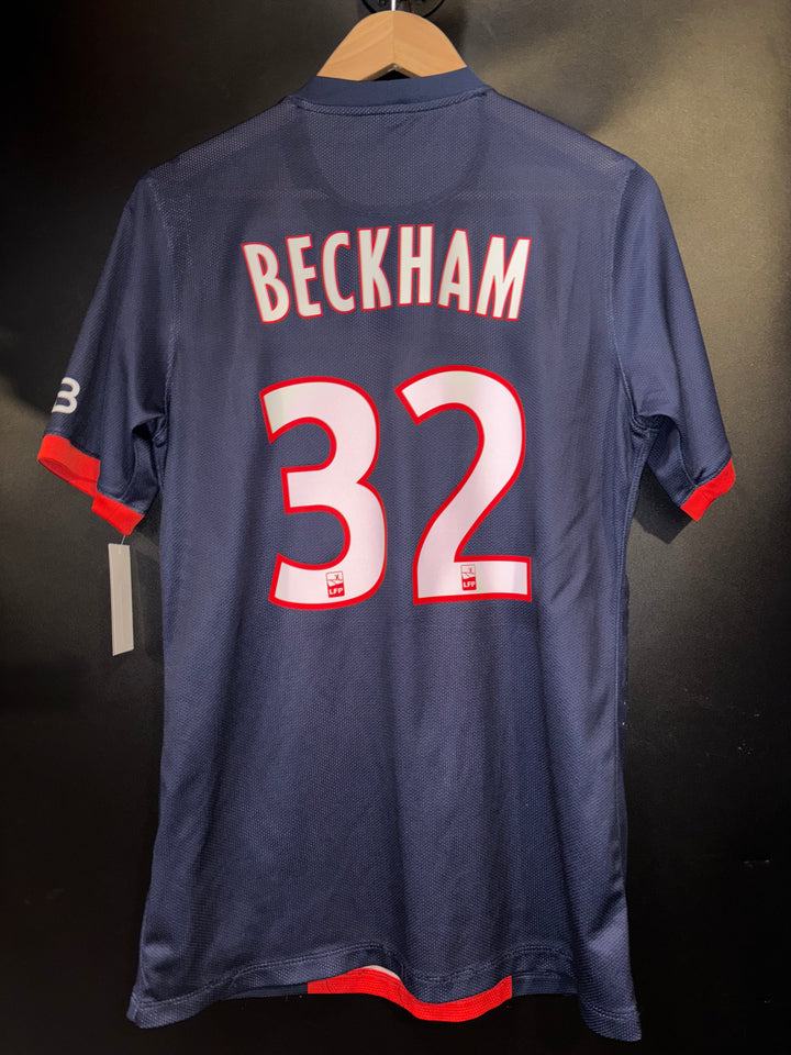 PSG PARIS SAINT GERMAIN BECKHAM 2013-2014 ORIGINAL PLAYER JERSEY SIZE L