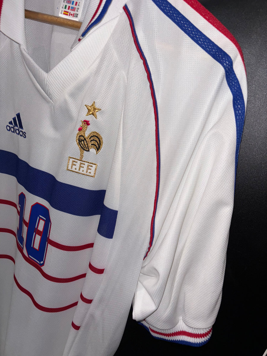 FRANCE ZIDANE 1998-1999 ORIGINAL AWAY JERSEY Size XL