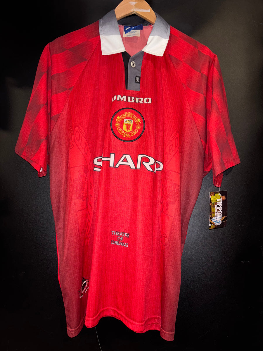 MANCHESTER UNITED CANTONA 1996-1997 ORIGINAL JERSEY Size XL