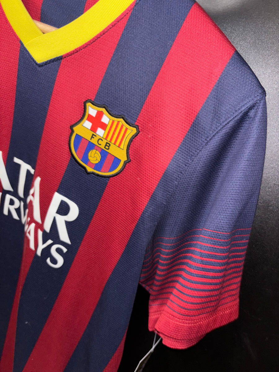 BARCELONA NEYMAR JR 2013-2014 ORIGINAL JERSEY Size S