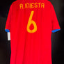 SPAIN INIESTA 2010-2011 ORIGINAL JERSEY Size XL