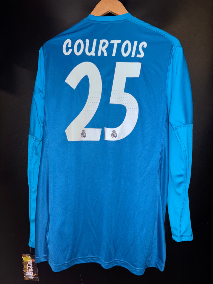 REAL MADRID COURTOIS 2018-2019 ORIGINAL GOALKEEPER JERSEY Size M