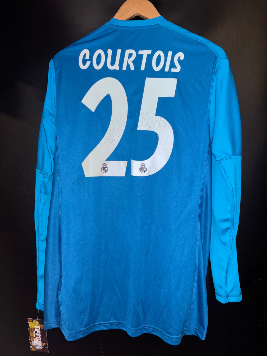 REAL MADRID COURTOIS 2018-2019 ORIGINAL GOALKEEPER JERSEY Size M
