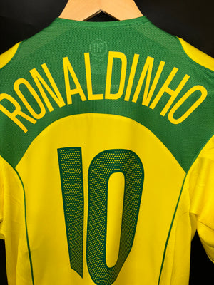 BRAZIL RONALDINHO 2004-2005 ORIGINAL JERSEY SIZE M