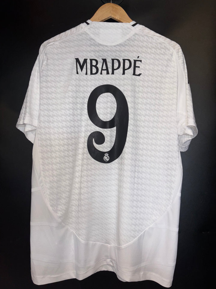 REAL MADRID MBAPPE 2024-2025 ORIGINAL PLAYER JERSEY Size XL