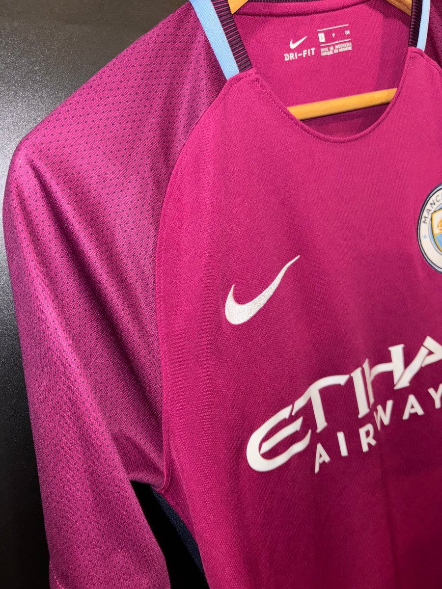 MANCHESTER CITY SILVA 2017-2018 ORIGINAL JERSEY Size M