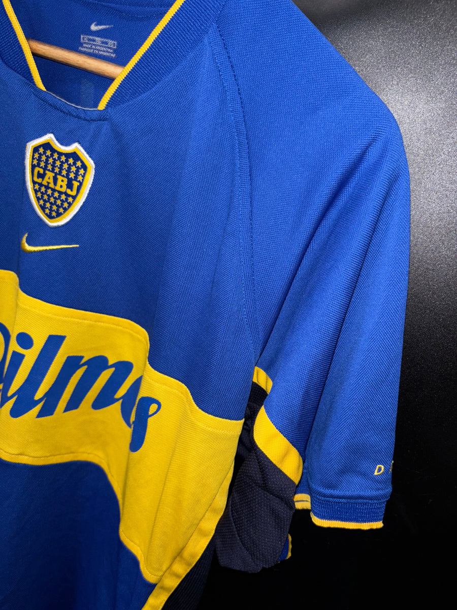BOCA JUNIORS RIQUELME 2001-2002 ORIGINAL JERSEY Size XL