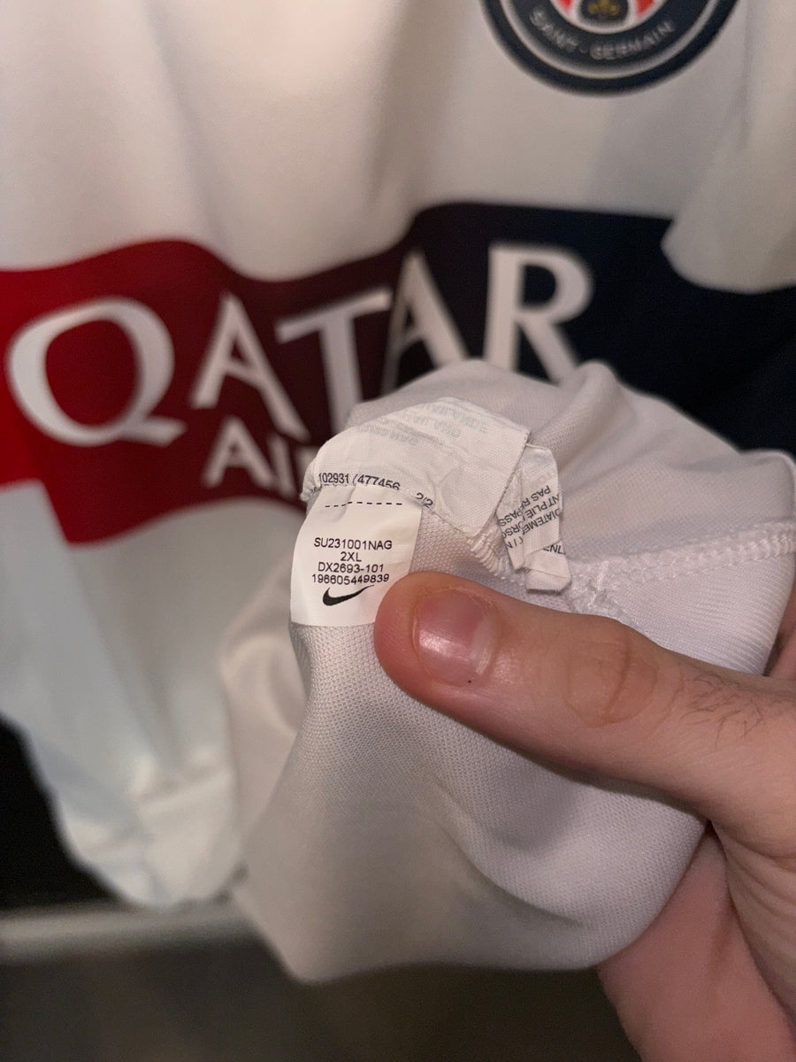 PSG PARIS SAINT GERMAIN MBAPPE 2023-2024 ORIGINAL JERSEY SIZE 2XL