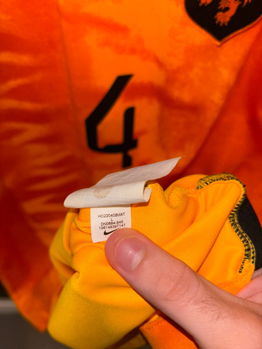NETHERLANDS VAN DIJK 2022-2023 ORIGINAL JERSEY Size L