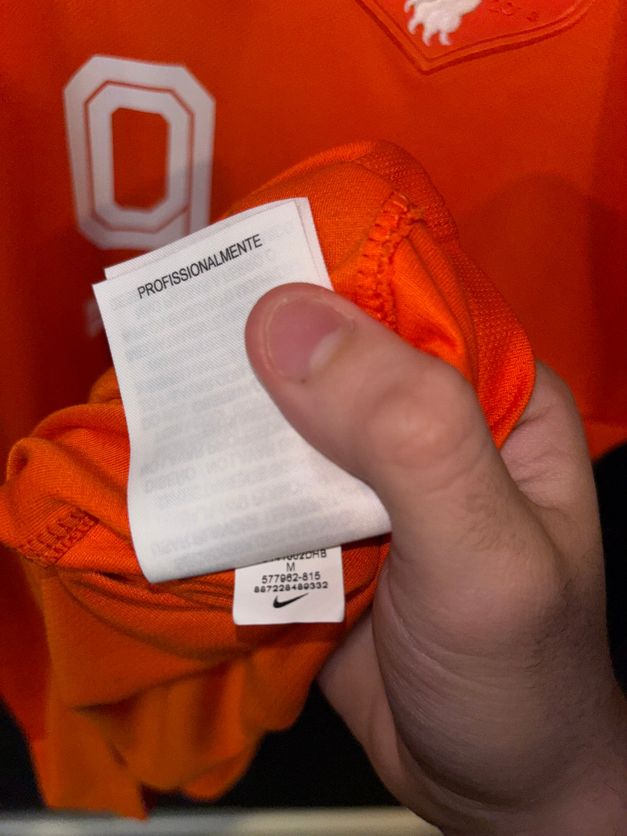 NETHERLANDS ROBIN VAN PERSIE 2014-2015 ORIGINAL JERSEY Size M